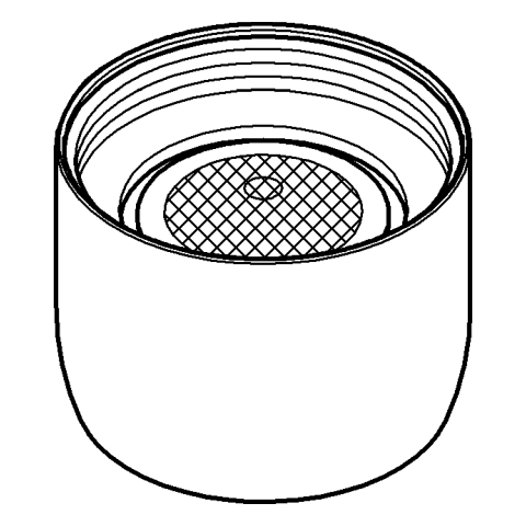 GROHE Mousseur 13928 DFK A 15l/min 3 bar Kalkschutz M22x1 hard graphite gebürstet