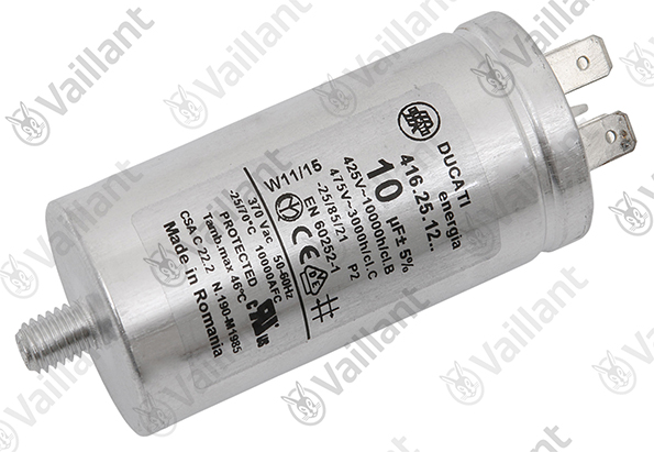 Vaillant Kondensator, 10 uF, Gebläse Vaillant-Nr. 560681
