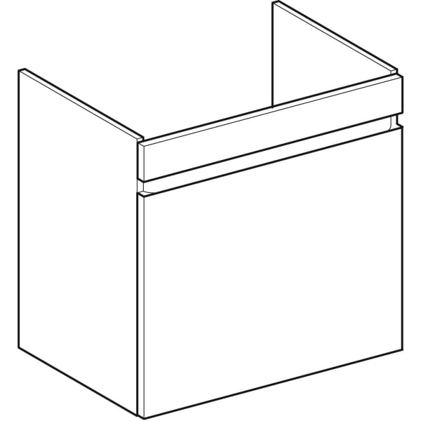 Geberit Renova Plan US f. WT, mit 1 Schublade u. Innenschubl., 63,4x60,6x44,6cm, lava
