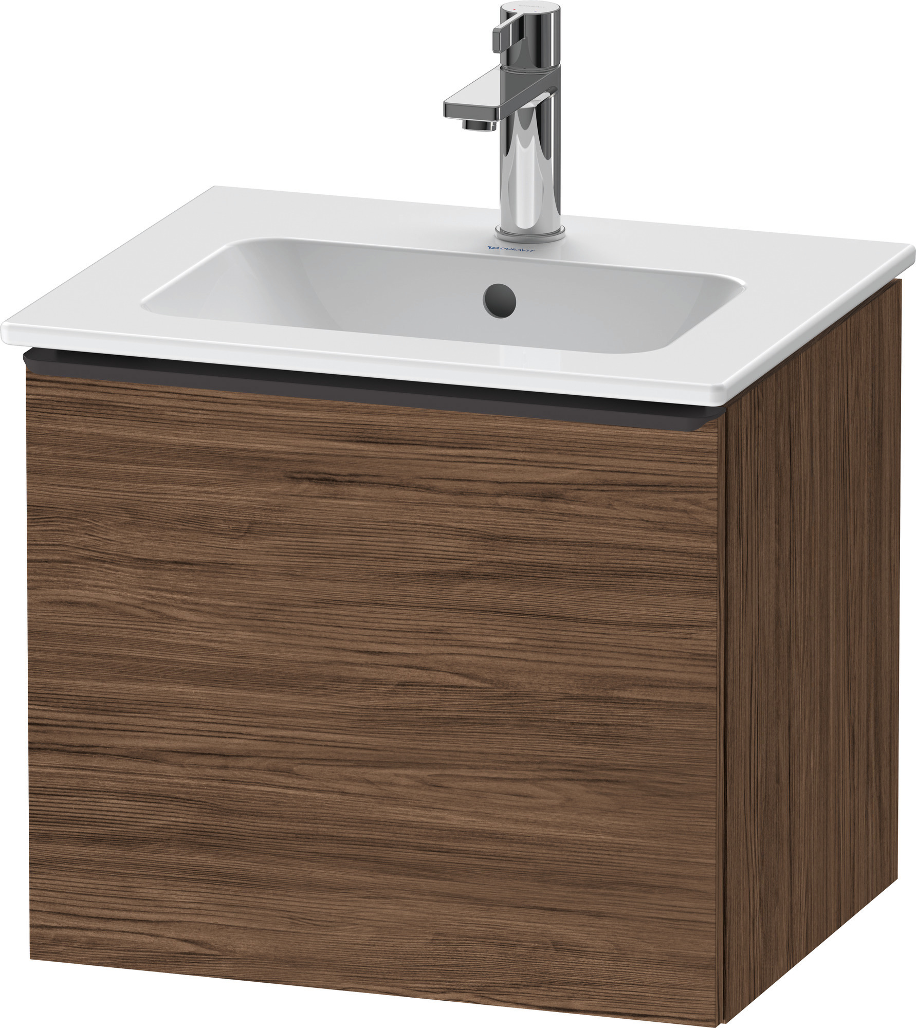Duravit D-Neo WTU,Wdh,Ausz:1,Gr:Diamant Schw. 510x402x440mm,Nussbaum Dunkel Matt,Dekor