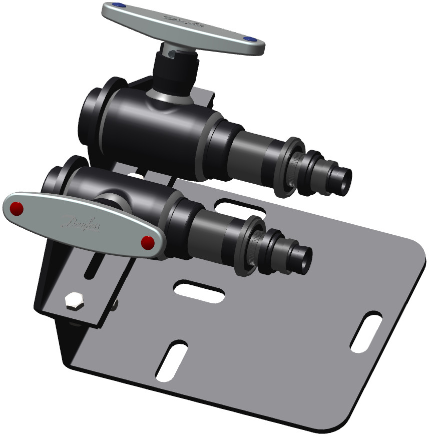 Danfoss Kugelhahn JIP-IP DN 20 TWD PN40 CU18 LOG Kvs 15m3/h, Rp 3/4" / CuFLEXd18