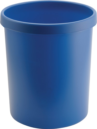 Papierkorb 30l H405xØ350mm m.Griffrand Ku.blau Papierkorb 30l H405xØ350mm m.Griffrand Ku.blau