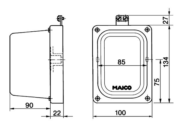 Maico Stellmotor MS 2 für Verschlussklappen RS