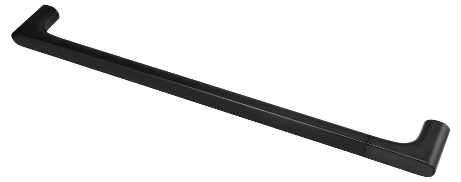 KEUCO Badetuchhalter Edition 400 11501, Schwarzchrom gebürstet, 600 mm