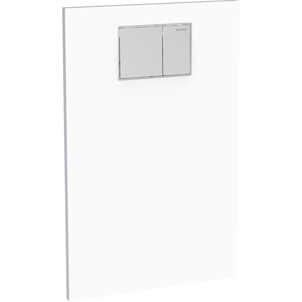 Geberit Designplatte für Geberit AquaClean für WC-Aufsatz Glas weiß