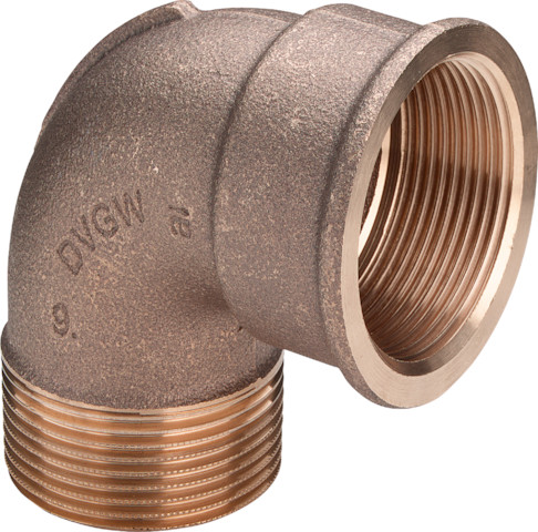 Viega Bogen 90 Grad 3092 in R2 x Rp2 Rotguss