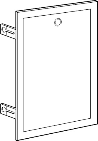 Viega Abdeckung 2241.90 in 400x545mm Stahl weiß
