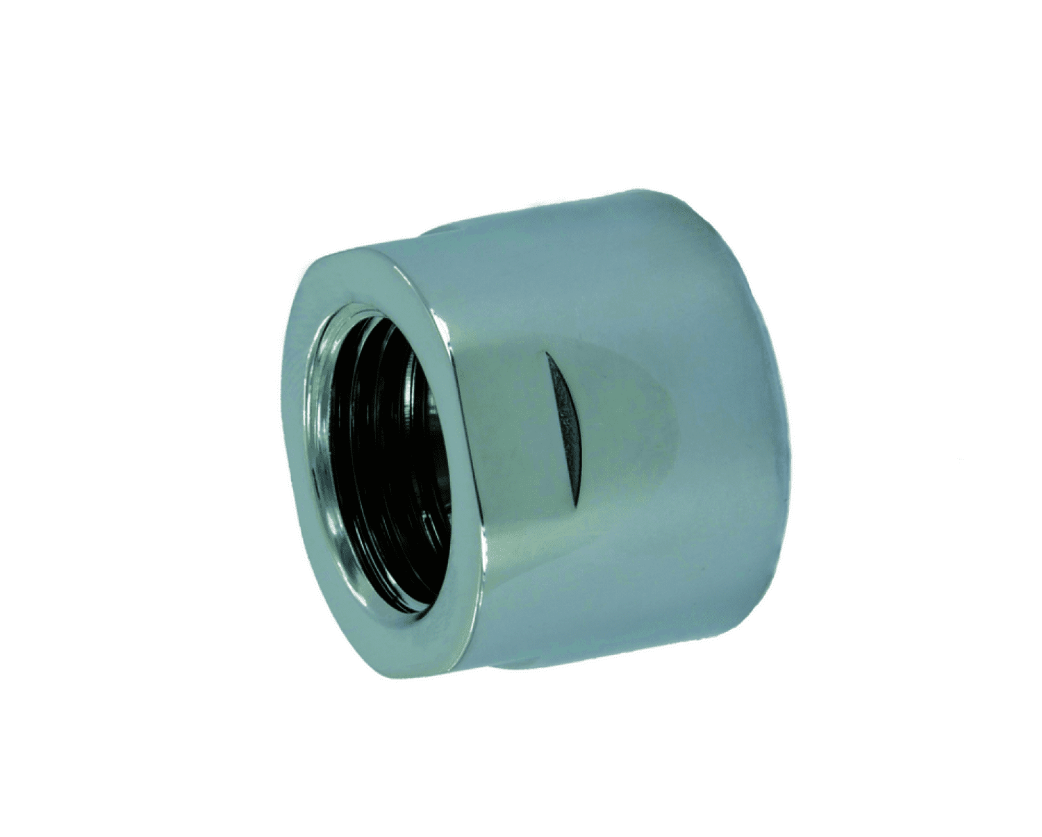 ZE Zubehör Adapterschraube, chrom 1/2" Edelstahl - 3/4" Eurokonos