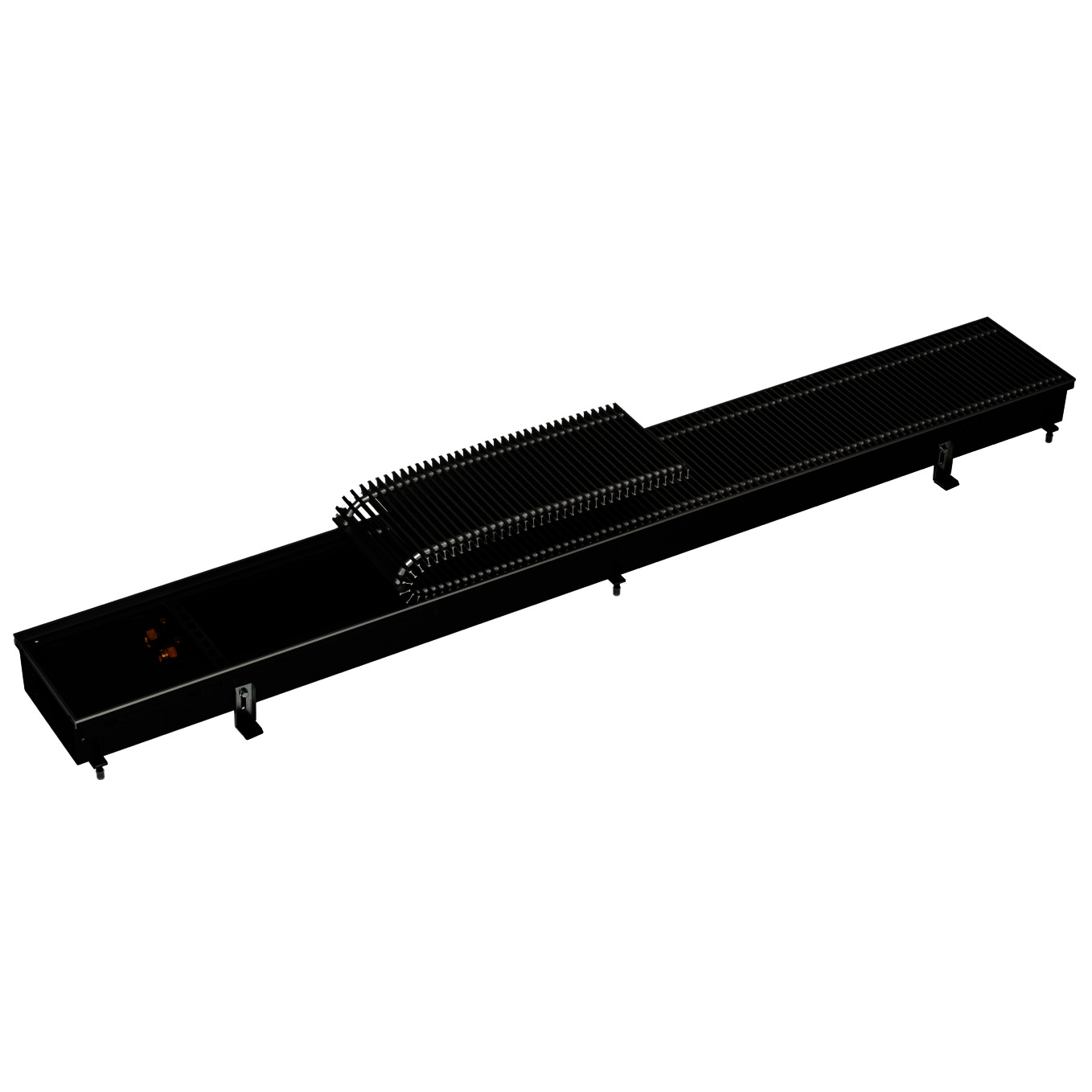 KM Unterflurkonvektor Katherm NK300 120/300/3800 R-Rost alu. natur elox. KM Unterflurkonvektor Katherm NK300 120/300/3800 R-Rost alu. natur elox.