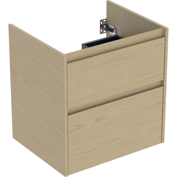 Geberit Unterschrank für MWT, 2 Schubladen B:60cm, Eiche natur