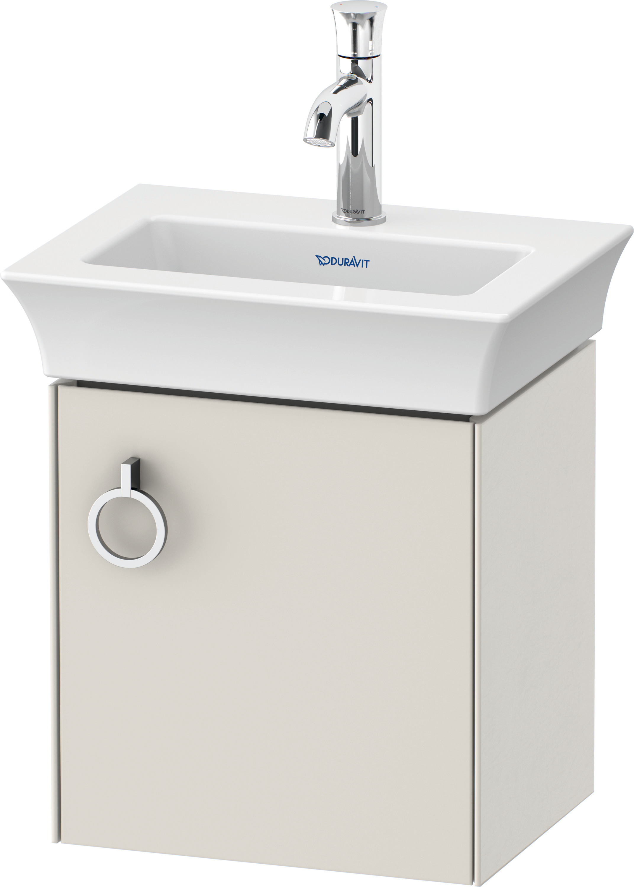 Duravit WTU wandh. White Tulip,1 Tür m.Griff 410x384x298,TA r.,Nordic Weiß Sdm.