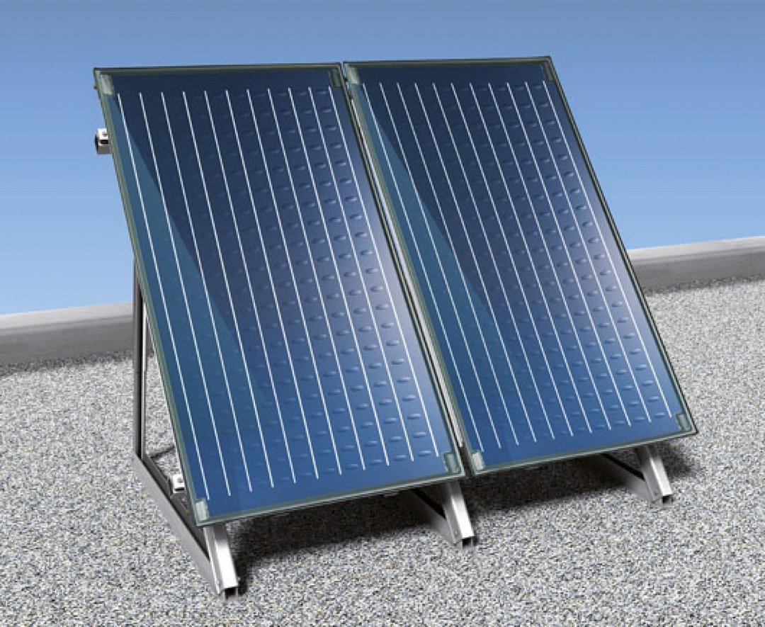 BOSCH Solar-Paket JUPA SO531, Flachdach 2 x SO5000 TFV, bausseitige Befestigung