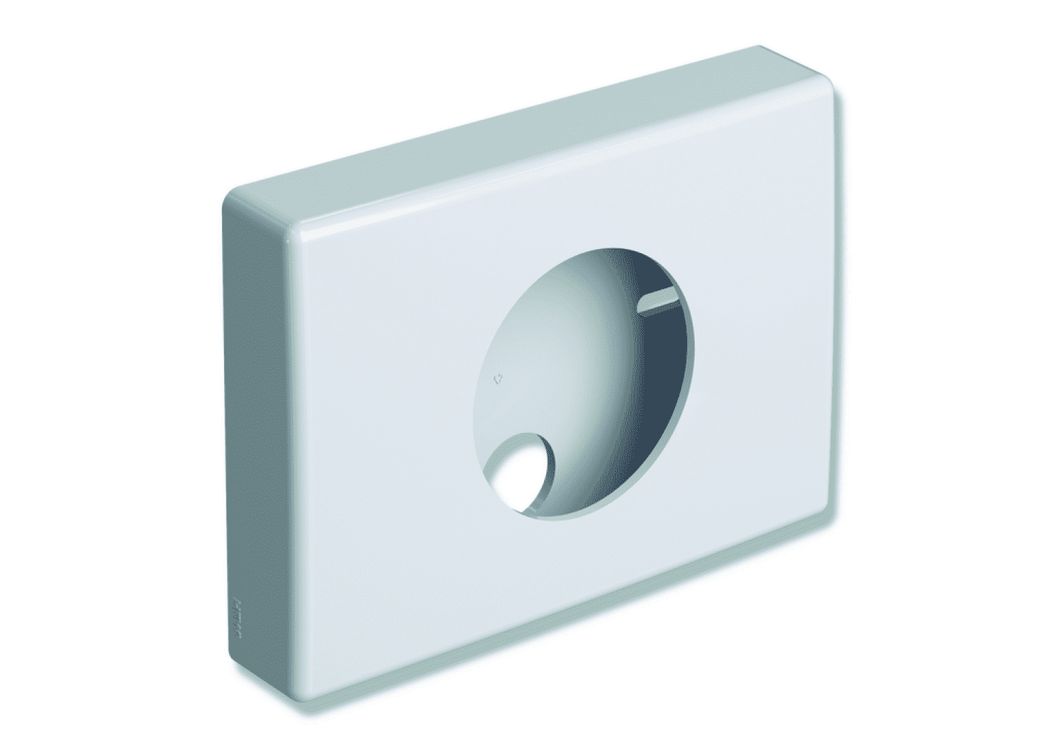 HEWI Hygienebeutelspender, B:143mm, H:103mm, T:27mm signalweiß