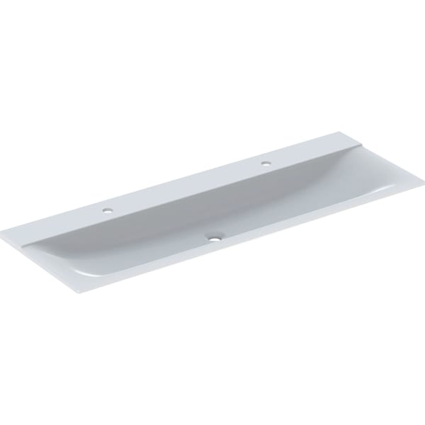Geberit Xeno2 Möbelwaschtisch, 140x48cm zwei Hl., o. Ül., weiß-alpin Geberit Xeno2 Möbelwaschtisch, 140x48cm zwei Hl., o. Ül., weiß-alpin