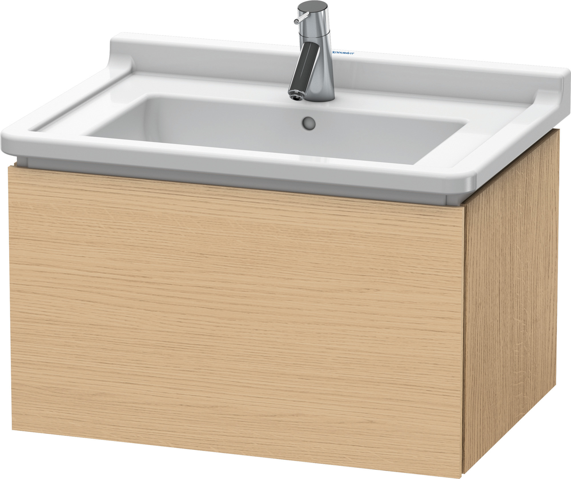 Duravit WTU wandh. L-Cube 469x670x408mm 1 Auszug, 030470, Eiche Natur