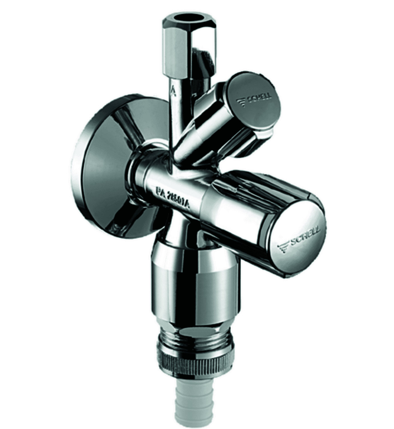 SCHELL Kombi-Eckventil COMFORT RV, RB, ASAG, 1/2", chrom