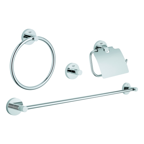 GROHE Master Bad-Accessoire Set 4-in-1 Essentials 40776_1 chrom GROHE Master Bad-Accessoire Set 4-in-1 Essentials 40776_1 chrom