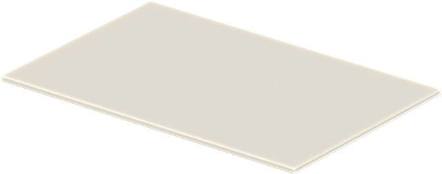 DU Glaseinleger für Metallkonsolen, Sicherheitsglas,003113,003114,Weiß
