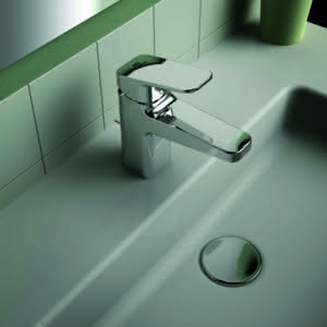 IS Waschtischarmatur Ceraplan H75 m.Ablaufgarn. Ausld.103mm Chrom