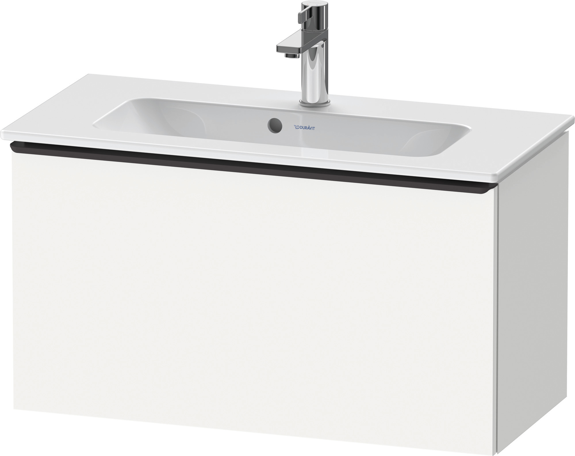 Duravit D-Neo WTU,Wdh,Ausz:1,Gr:Diamant Schw. 810x372x440mm,Weiß Matt,Dekor