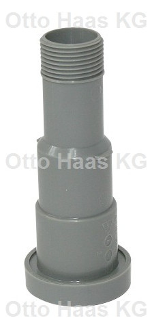 HAAS OHA Multiadapter mit Muffe DN 40, Anschluß 40/32 und 1 Schraubgewinde