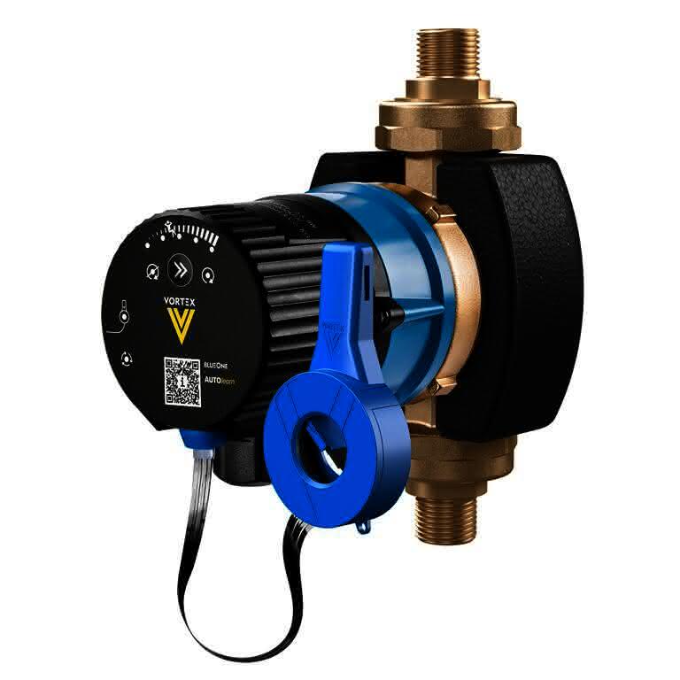 Vortex Pumpe BWO 155 V 1/2"i / 3/4"a SL mit Verschraubungen, mit Selbstlernmodul