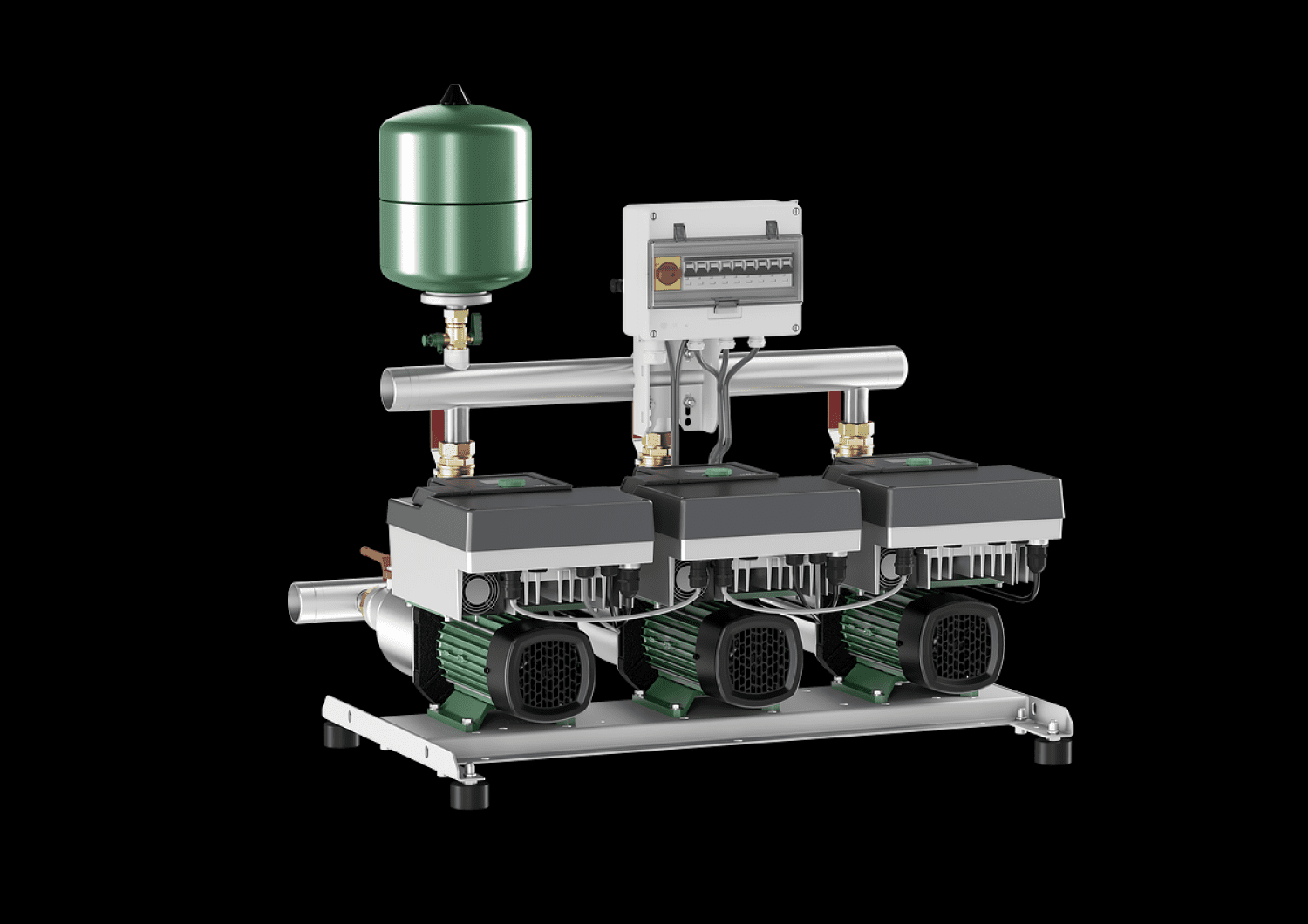 Wilo Druckerhöhungsanlage ISAR MODH1-E-3-CH3-LE-404-DE,R2,1.1kW