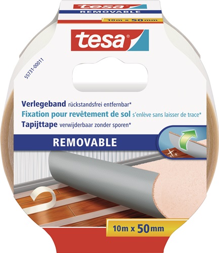 Doppelseitiges Verlegeband 55731 L.10m B.50mm Rl.TESA Doppelseitiges Verlegeband 55731 L.10m B.50mm Rl.TESA