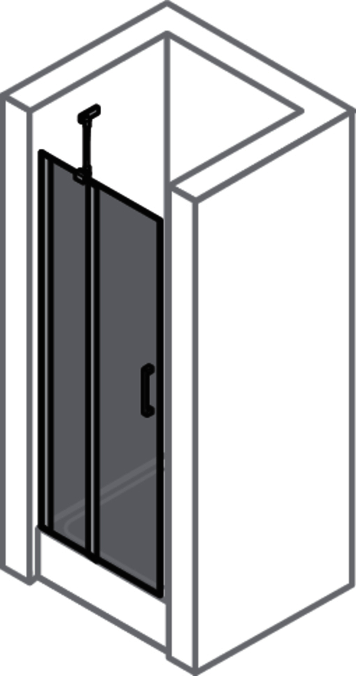 HP DA Classics 2 4-Eck STN fS 100 H:1900 silber matt klar Anti-Plaque