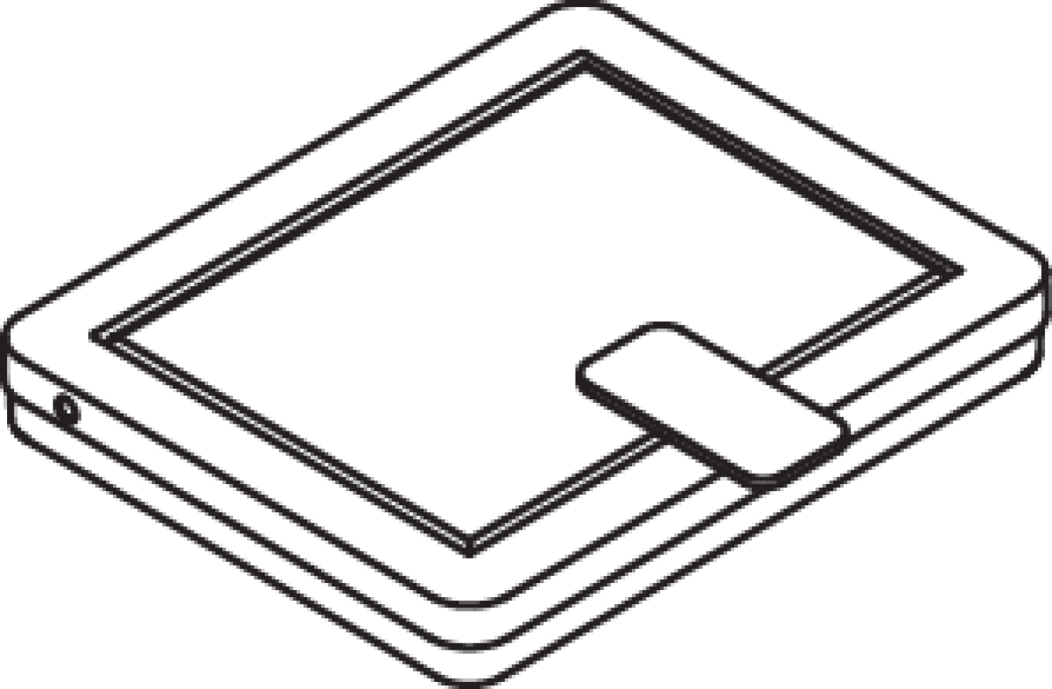 HEWI Deckel f. Hygieneabfallbehälter, 805.05.200, 805.05.210 reinweiß