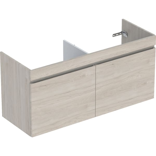 Geberit Renova Plan US für DMWT, mit 2 Schbl. 129x60,5x47,3cm, Nussbaum hi hell Geberit Renova Plan US für DMWT, mit 2 Schbl. 129x60,5x47,3cm, Nussbaum hi hell