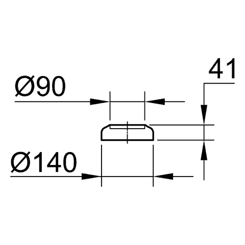 GROHE Rosette 49532 für 39457000