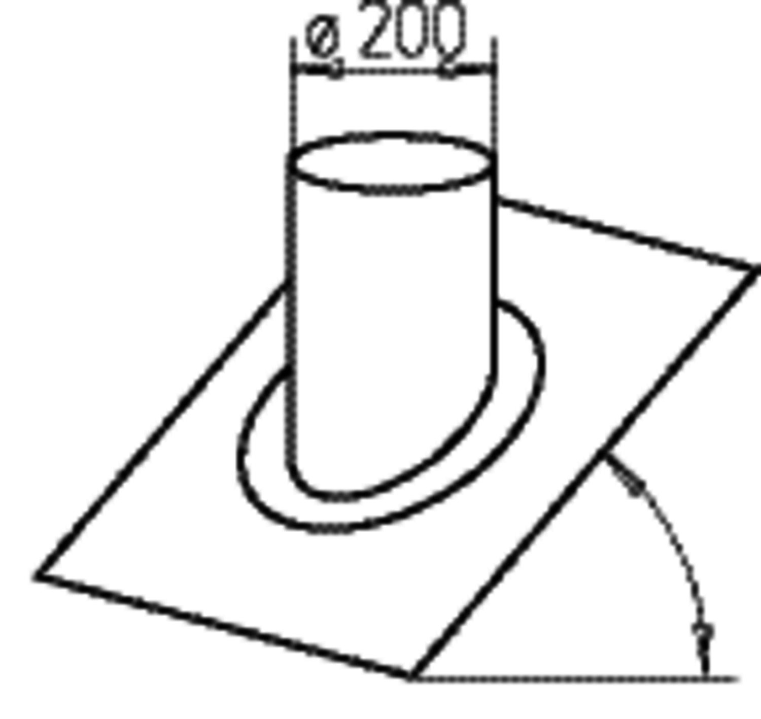Helios IP-BP 150, 160, 180/45 Dachpfanne, verzinkt f.Dach. 40-50 Grad