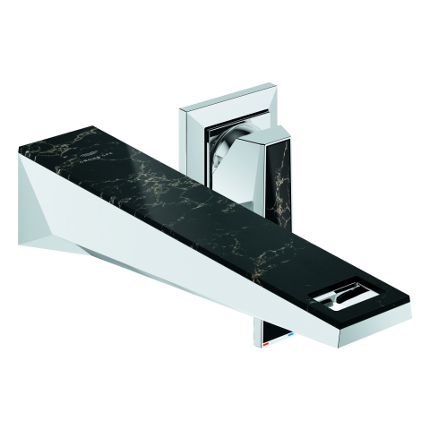 GROHE 2L-WT-Wandbat. All. Bril. PC 29521 FMS Griff VN-Caesarstone chrom