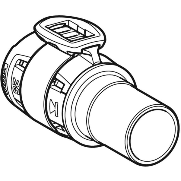 Geberit FlowFit Übergang auf Mapress m. Einschubende Rg+ d20-d22