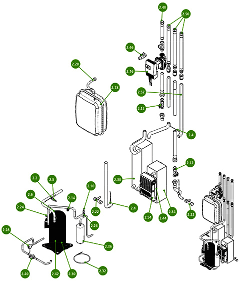 Kermi Umwälzpumpe DN25, BL 180, Förderhöhe 8m, selfcontrol / PWM1