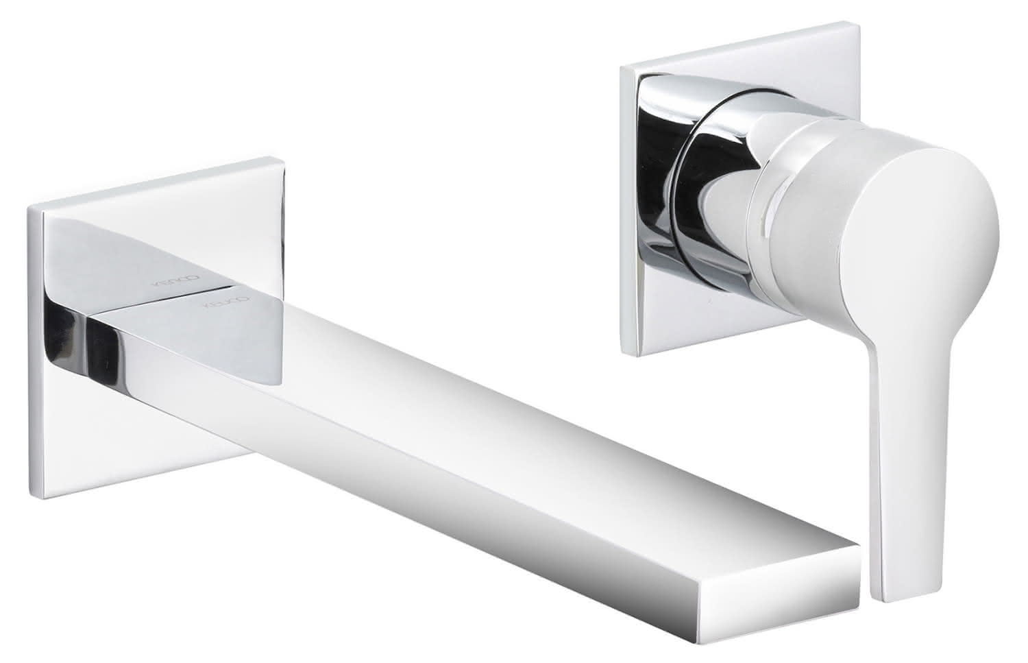KEUCO EHM-WT-Mischer Edition 11 51116, Wandmont.,Ausl.219 mm,Schwarzchrom geb.