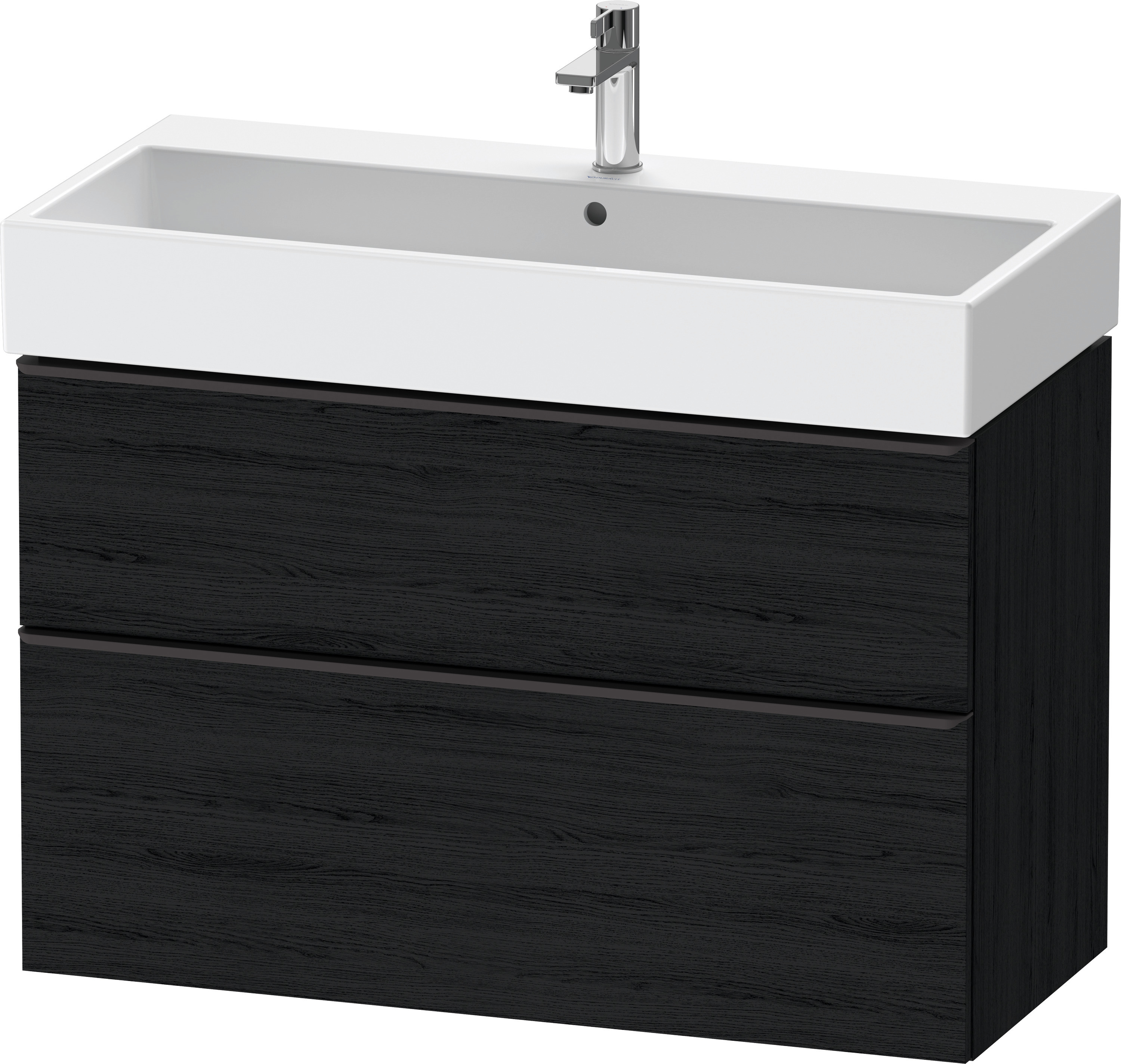 Duravit D-Neo WTU,Ausz:1,Schubk:1,GR:Dia.Schw 984x442x625mm,Wdh,Eiche Schwrz.Matt,Dek