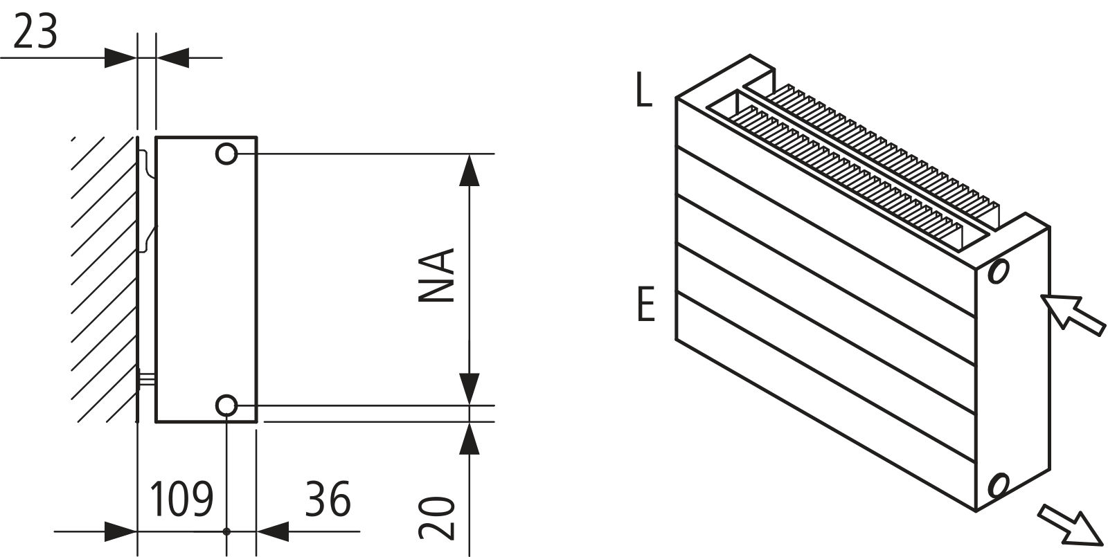 Kermi Heizwand HHN Typ22 BH840x122x1400 QN2810,weiß,6bar,o.Abd.,AB 12,LH540