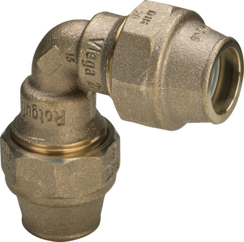 Viega Winkelkupplung Maxiplex 9027 in 25mm Rotguss