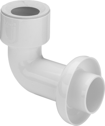 Viega Anschlussbogen 3228 in 50x50mm Kunststoff weiss