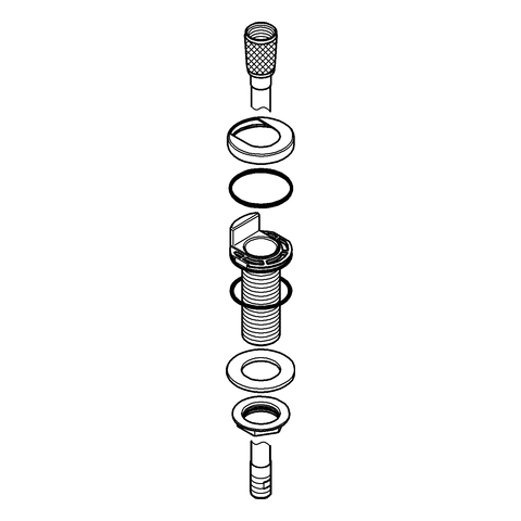 GROHE Schlauchdurchführung 46730 chrom