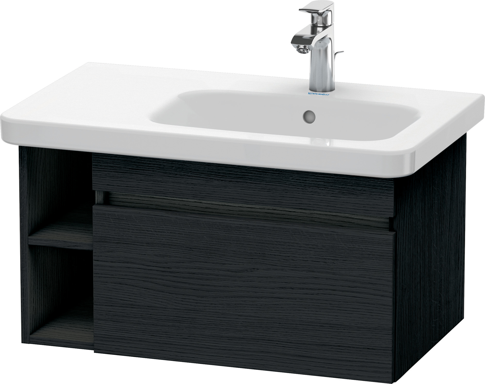 Duravit WTU wandh. DuraStyle 448x730x398mm 1Ausz.,232680, Eiche Schwarz