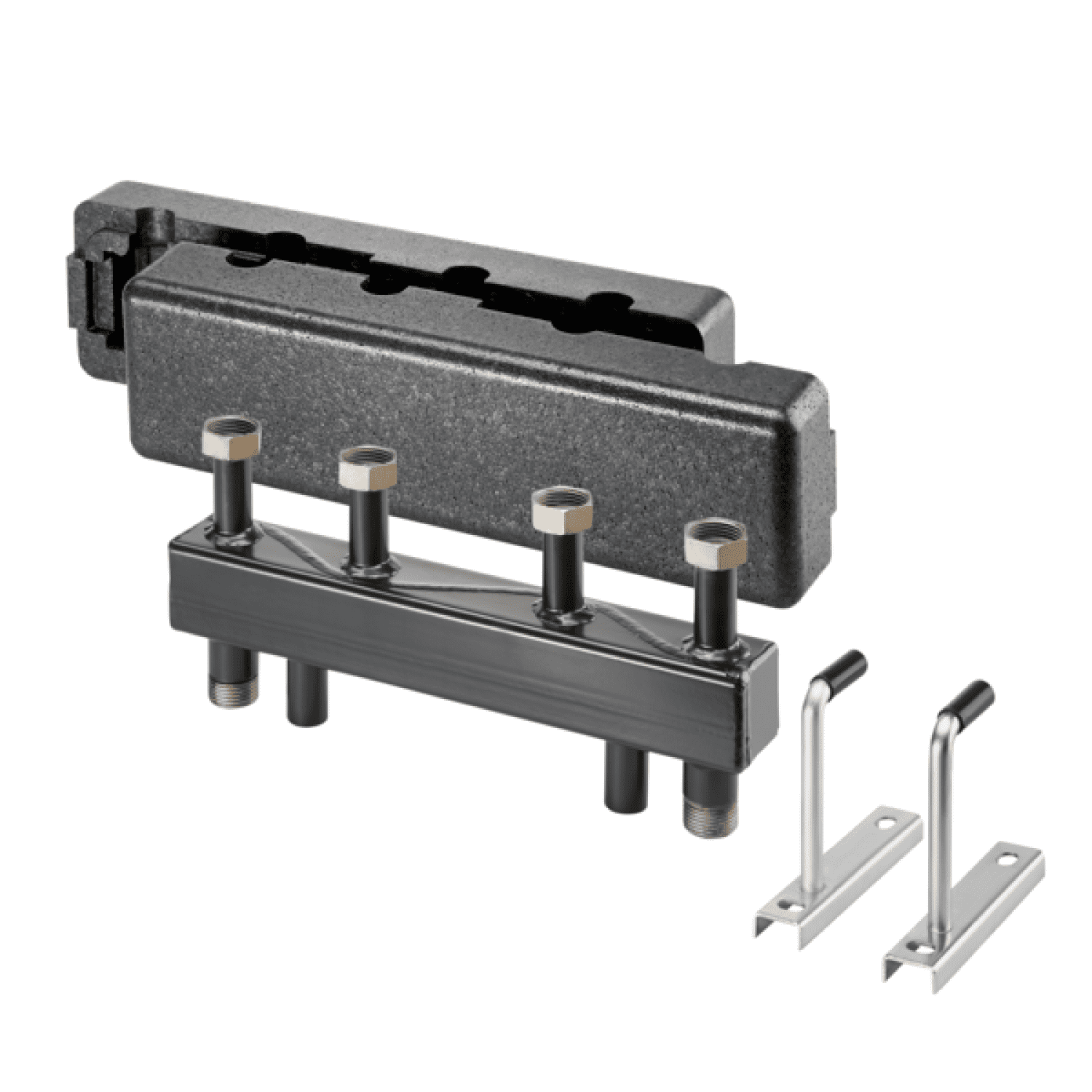 OVENTROP-Verteilerbalken für Regumat DN 20, für 3 Heizkreise, Stahl