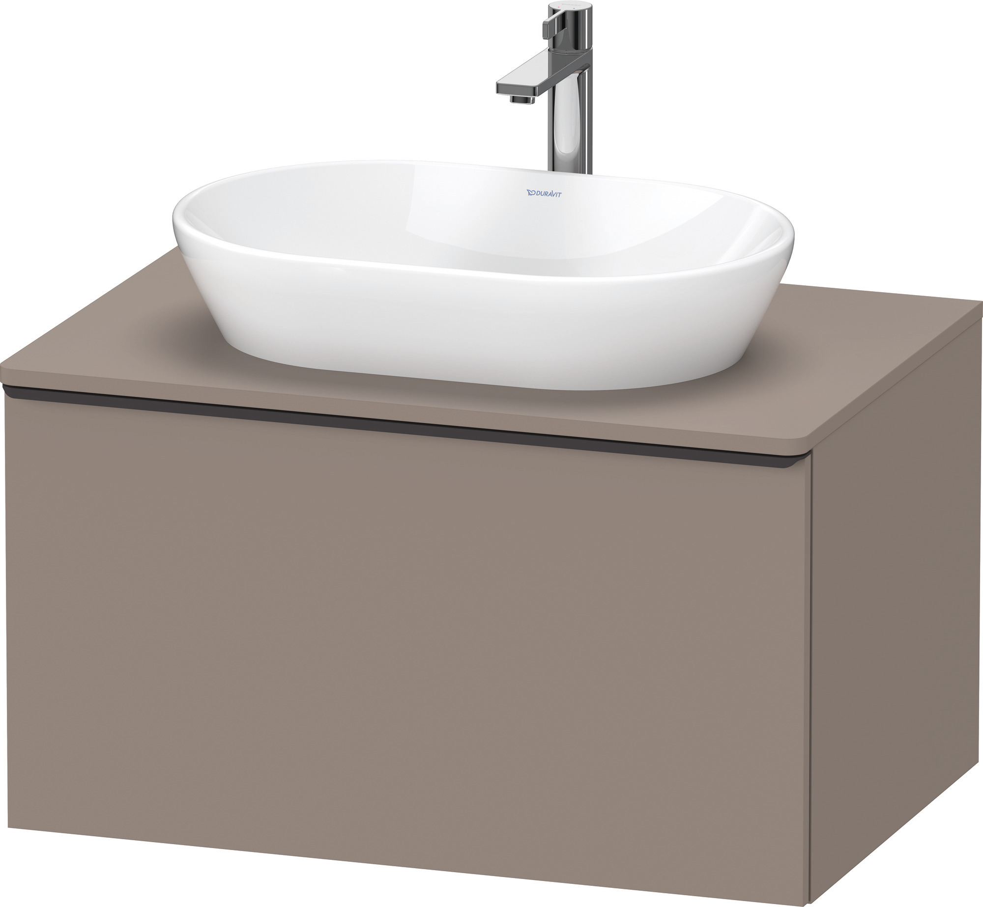 Duravit D-Neo,Kons-WTU,Ausz:1,Gr:Diam.Schwarz 800x550x459mm,Wdh,Basalt Matt, Dekor
