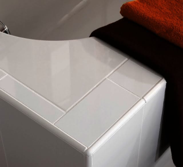 VB Badewanne Oberon 1700x750x475mm Solo Rechteck Weiß Alpin