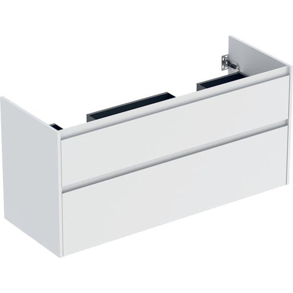 Geberit Unterschrank für DMWT, 2 Schubladen B:130cm, weiß matt