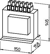 Helios TSSD 11 Drehzahl-Steuertrafo 3-PH 11,0 A, Satz=2 Stk. f.Schaltschrank