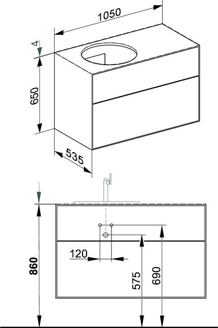KE WUB Edition Lignatur 33371 f. Vari.-WT L. 2 Ausz. Eiche wi./Gl. ws
