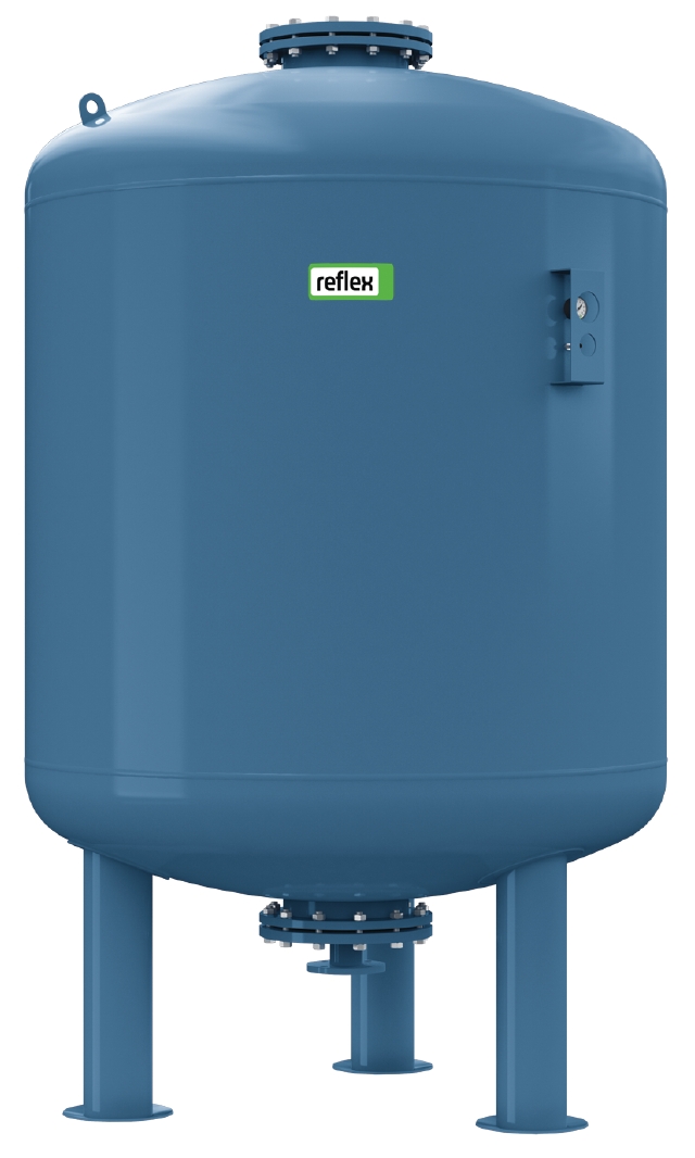 Reflex Membran-Druckausdehnungsgefäß Refix DE 4000, blau, 16 bar Reflex Membran-Druckausdehnungsgefäß Refix DE 4000, blau, 16 bar